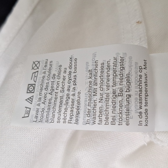 Madewell White Preppy Coquette Short Sleeve Tie Front Button Down Shirt Size M - Picture 11 of 13